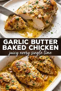 Garlic Butter Baked Chicken Breast