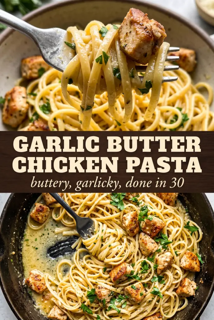 Garlic Butter Chicken Pasta