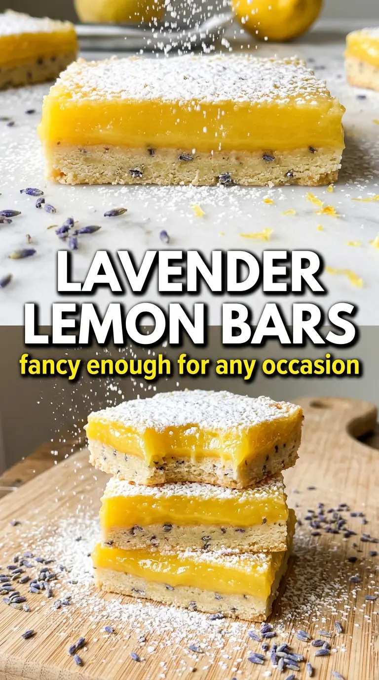 lavender shortbread lemon bars floral citrus dessert