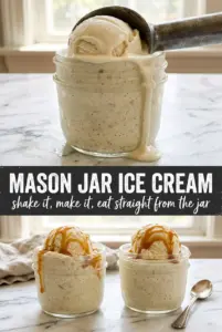 Mason Jar Ice Cream