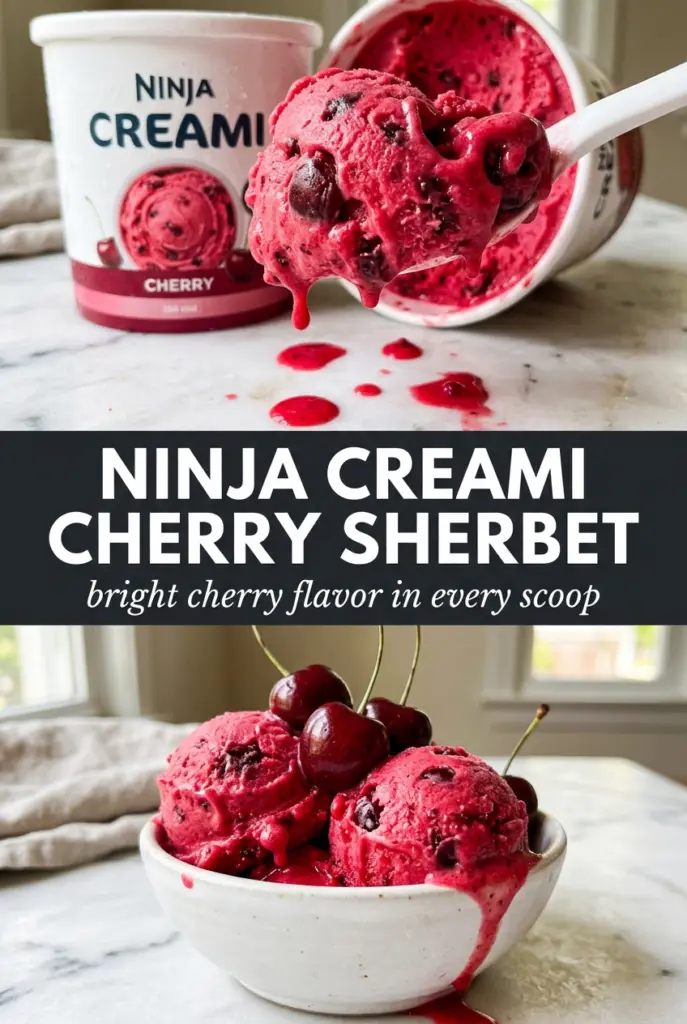 Ninja Creami Cherry Sherbet