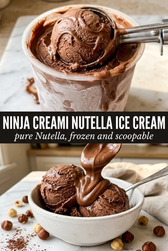 Ninja Creami Nutella Ice Cream