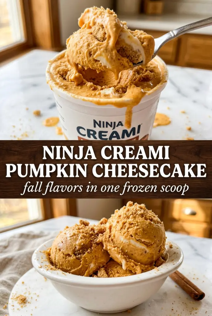 Ninja Creami Pumpkin Cheesecake Ice Cream