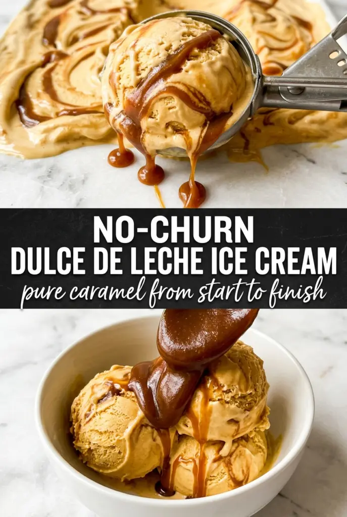 No-Churn Dulce de Leche Ice Cream