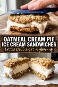 Oatmeal Cream Pie Ice Cream Sandwiches