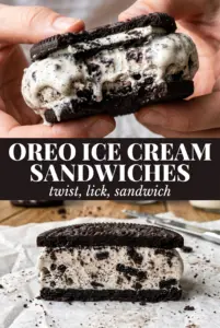 Oreo Ice Cream Sandwiches