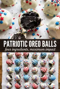 Patriotic Oreo Balls