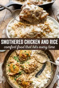 Smothered Chicken and Rice