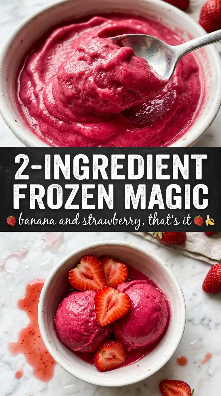 Strawberry nice cream creamy pink frozen fruit dessert