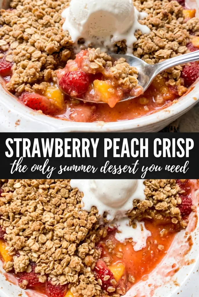 Strawberry Peach Crisp