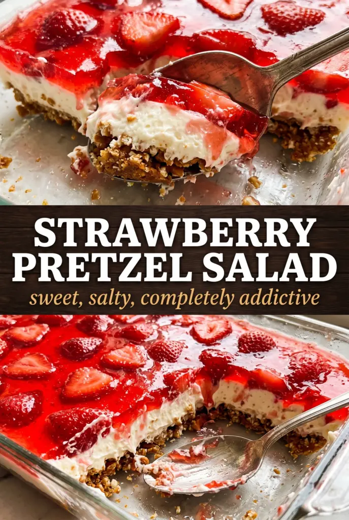 Strawberry Pretzel Salad