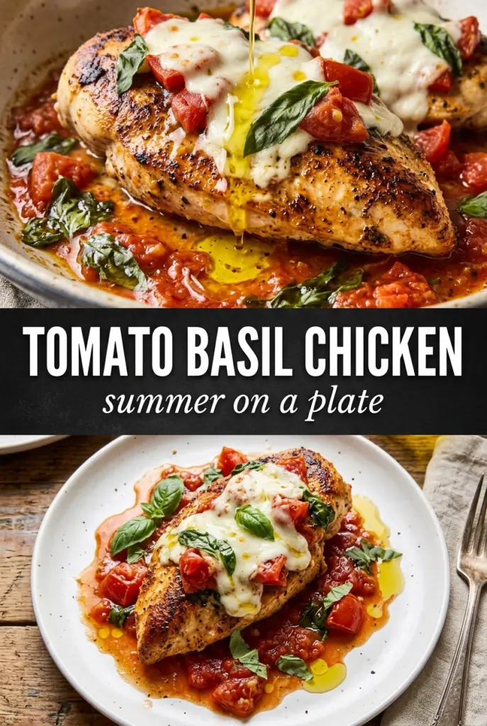 Tomato Basil Chicken Breasts