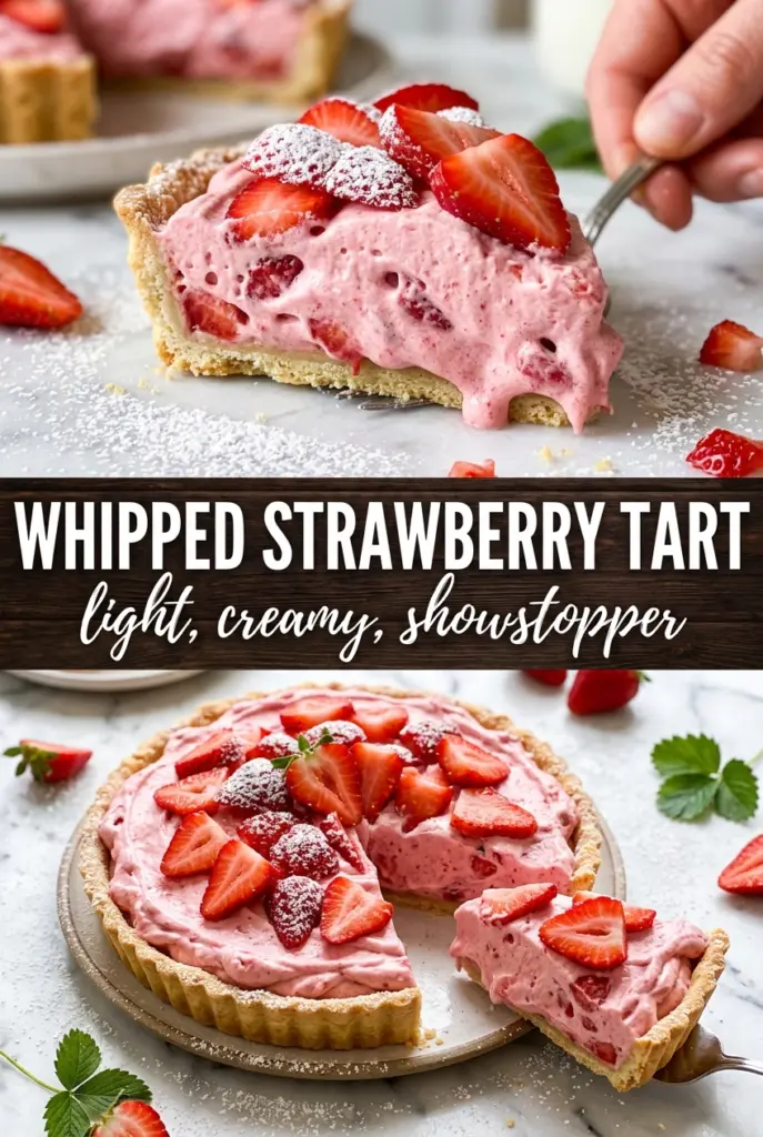 Whipped Strawberry Tart