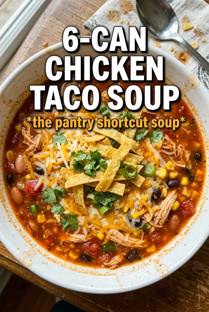 6-Can Chicken Taco Soup