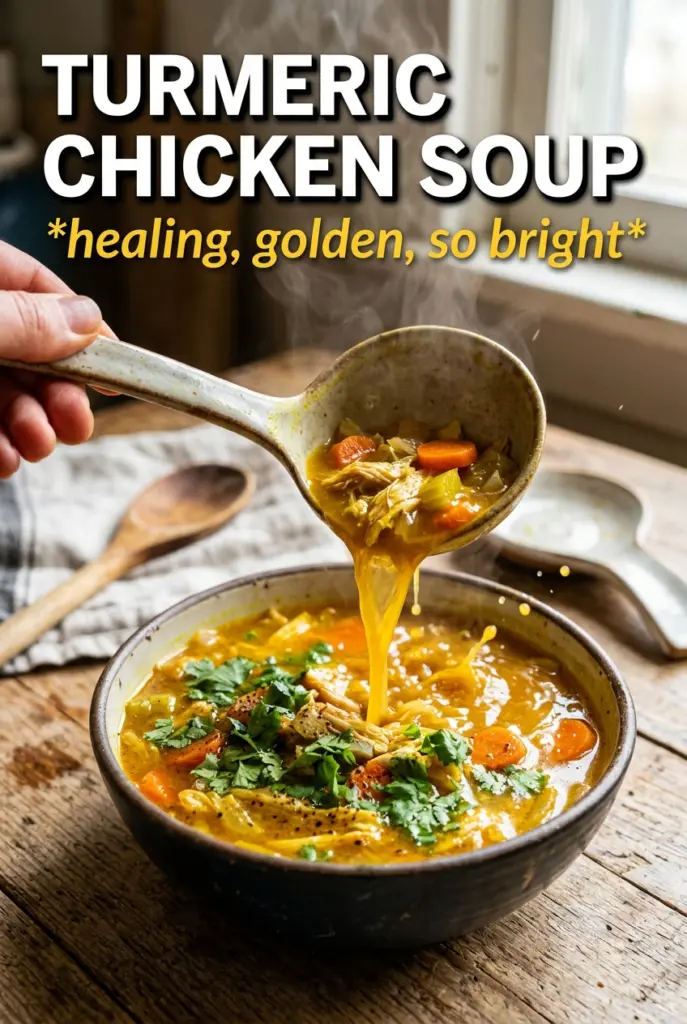 Anti-Inflammatory Turmeric Chicken Soup