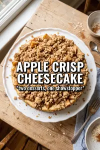 Apple Crisp Cheesecake