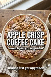 Apple Crisp Coffee Cake