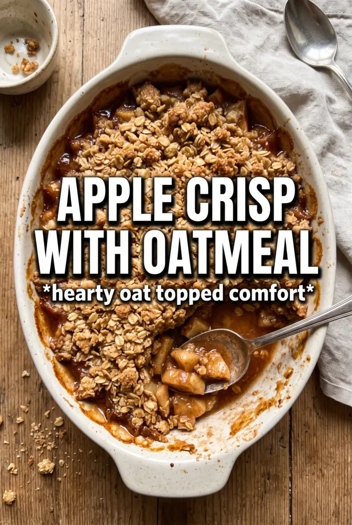 Apple Crisp With Oatmeal