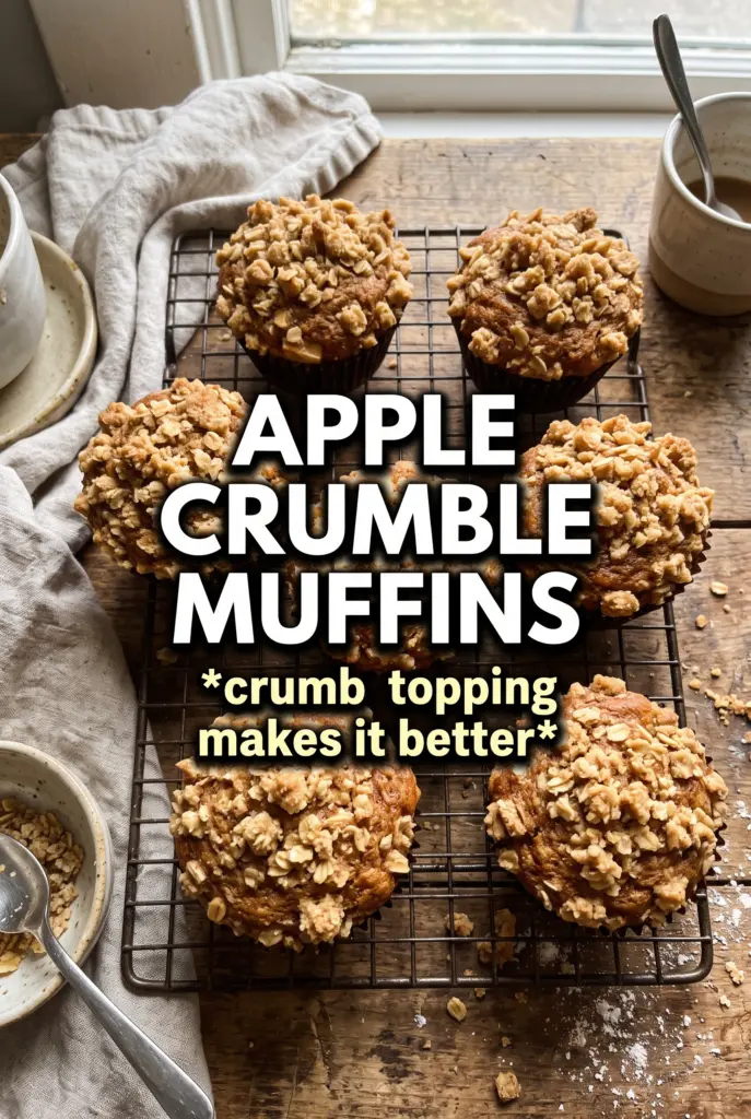 Apple Crumble Muffins