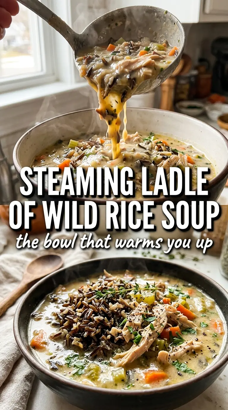 Autumn Wild Rice Soup creamy golden hearty