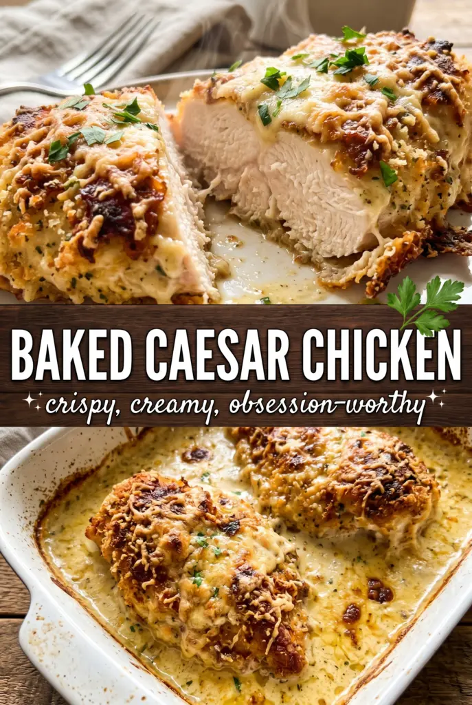 Baked Caesar Chicken