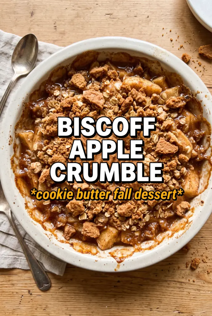 Biscoff Apple Crumble