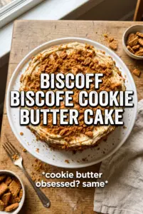 Biscoff Cookie Butter Cake