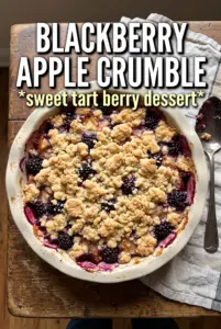 Blackberry Apple Crumble