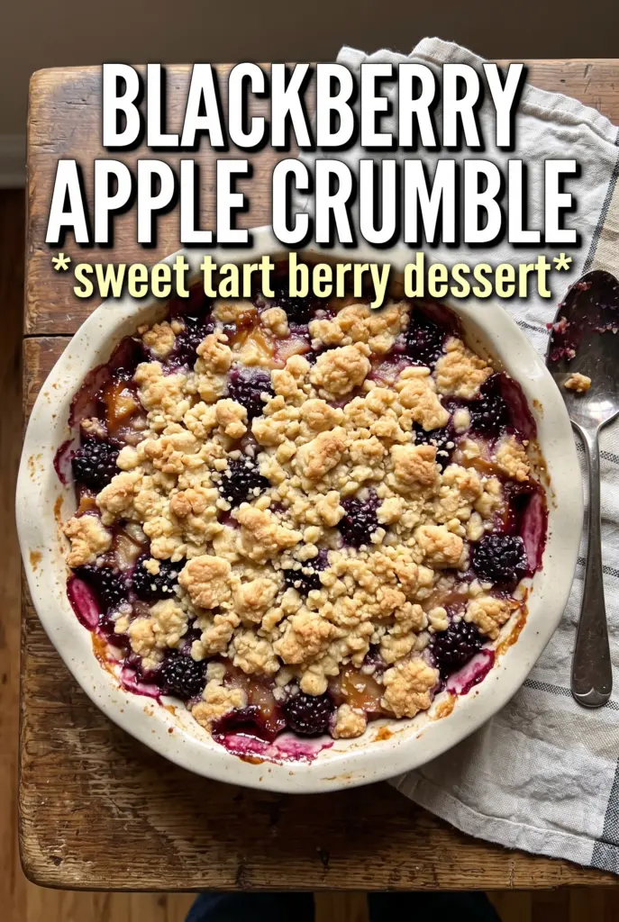 Blackberry Apple Crumble