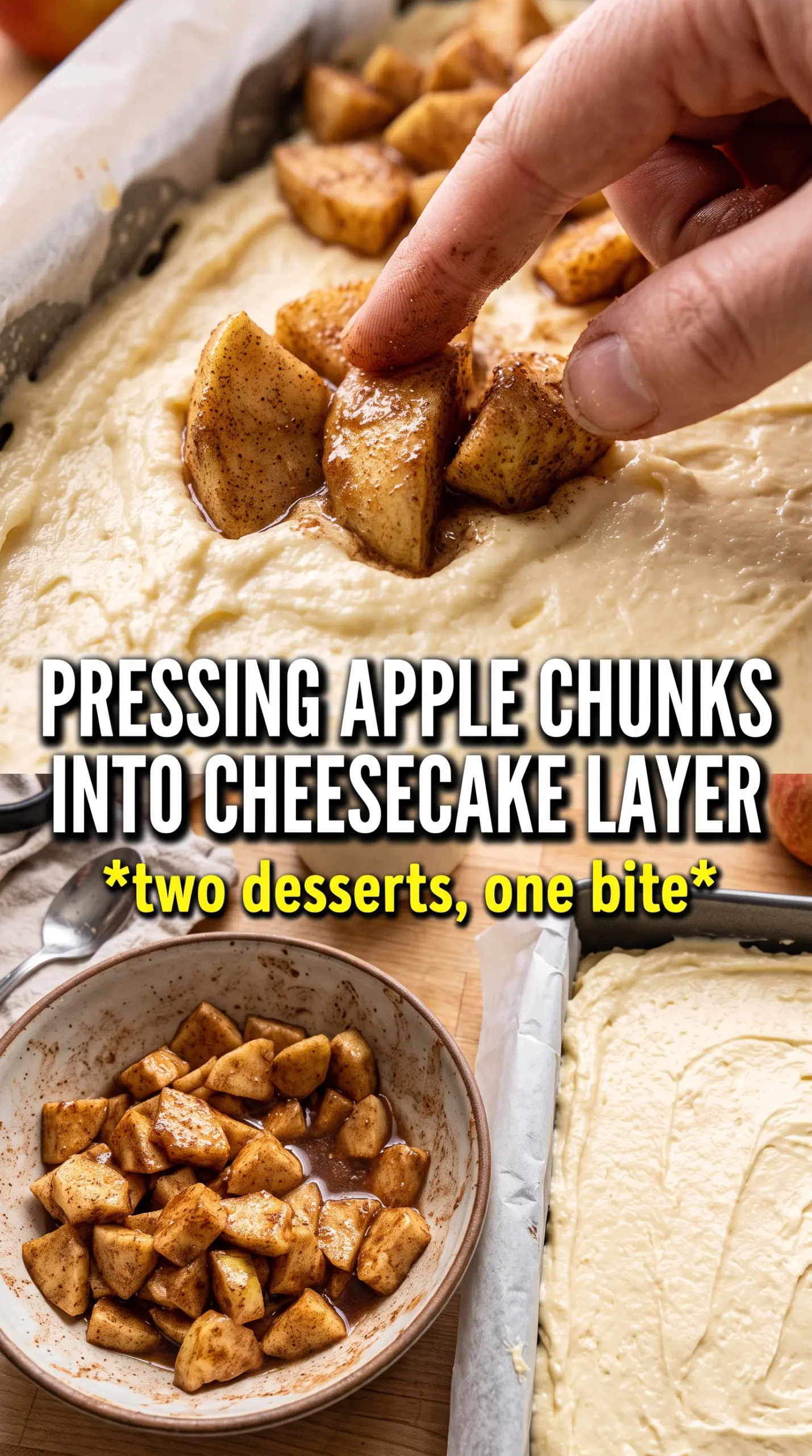 Caramel Apple Cheesecake Bars creamy apples caramel