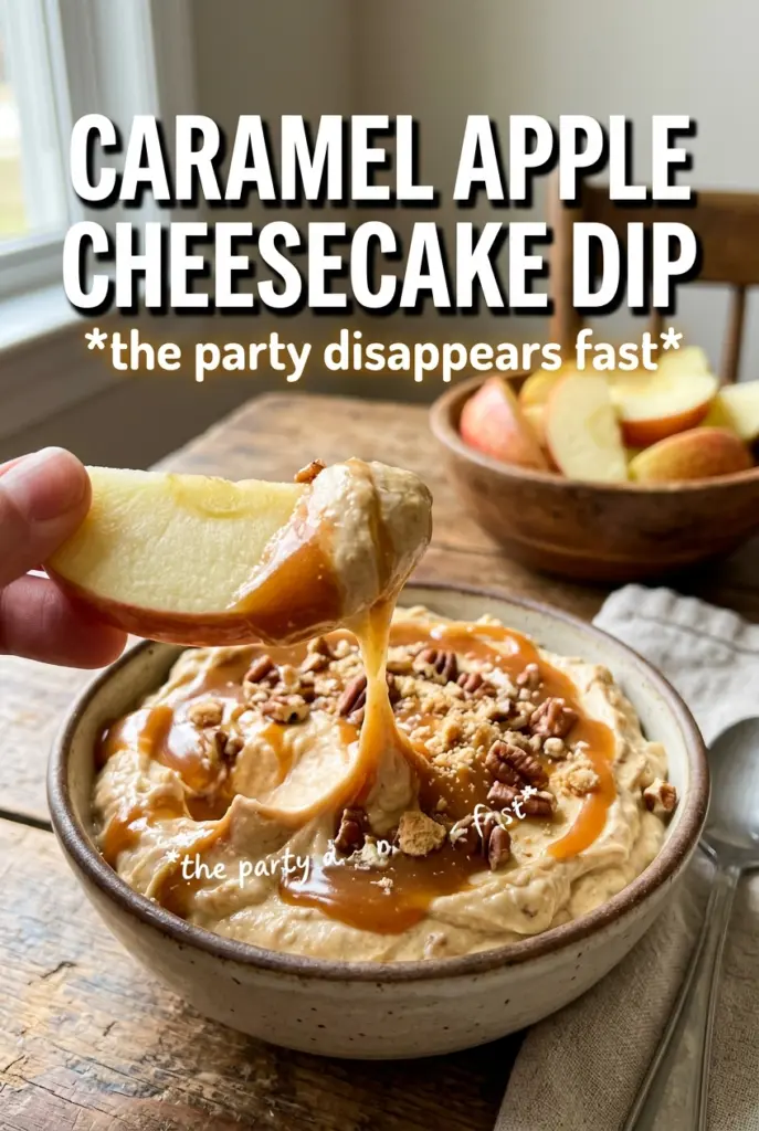 Caramel Apple Cheesecake Dip