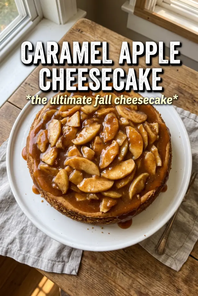 Caramel Apple Cheesecake