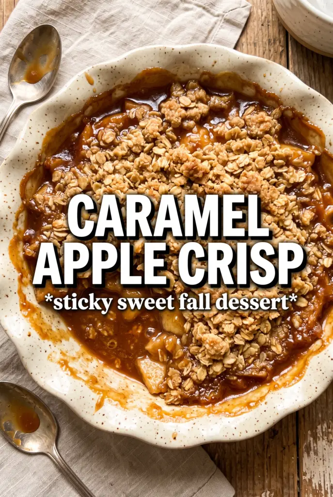 Caramel Apple Crisp
