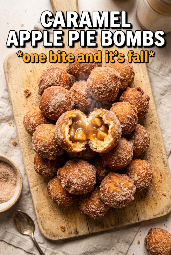 Caramel Apple Pie Bombs