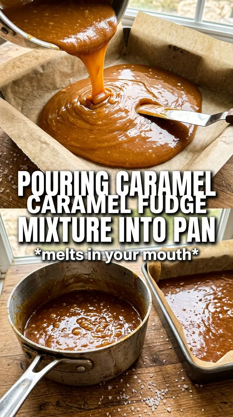 Caramel Fudge glossy sea salt