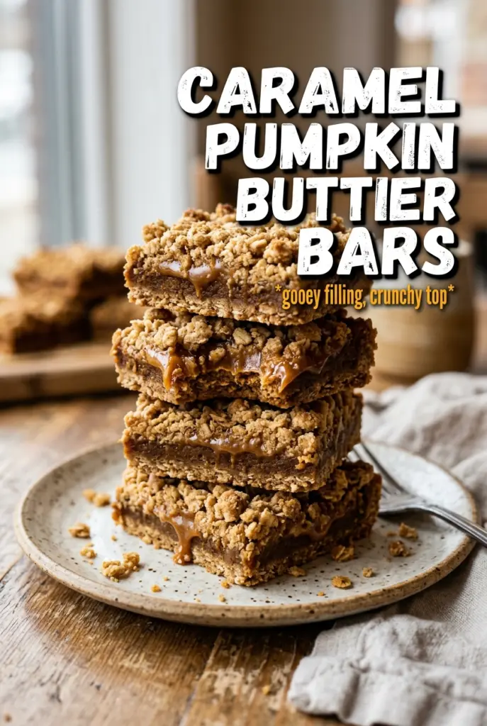 Caramel Pumpkin Butter Bars