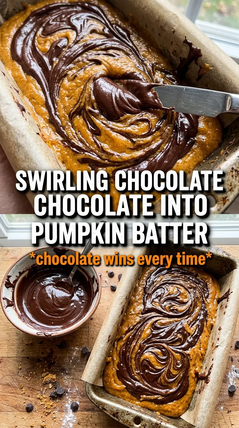Chocolate Pumpkin Bread chocolatey moist crumb