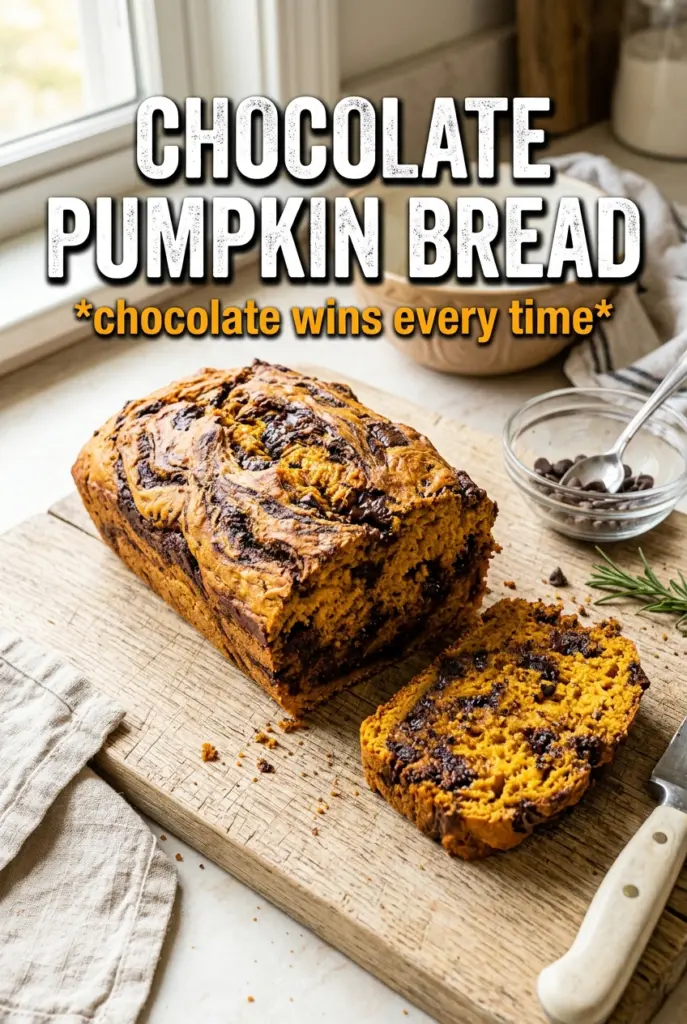 Chocolate Pumpkin Bread