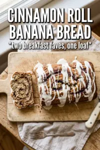 Cinnamon Roll Banana Bread