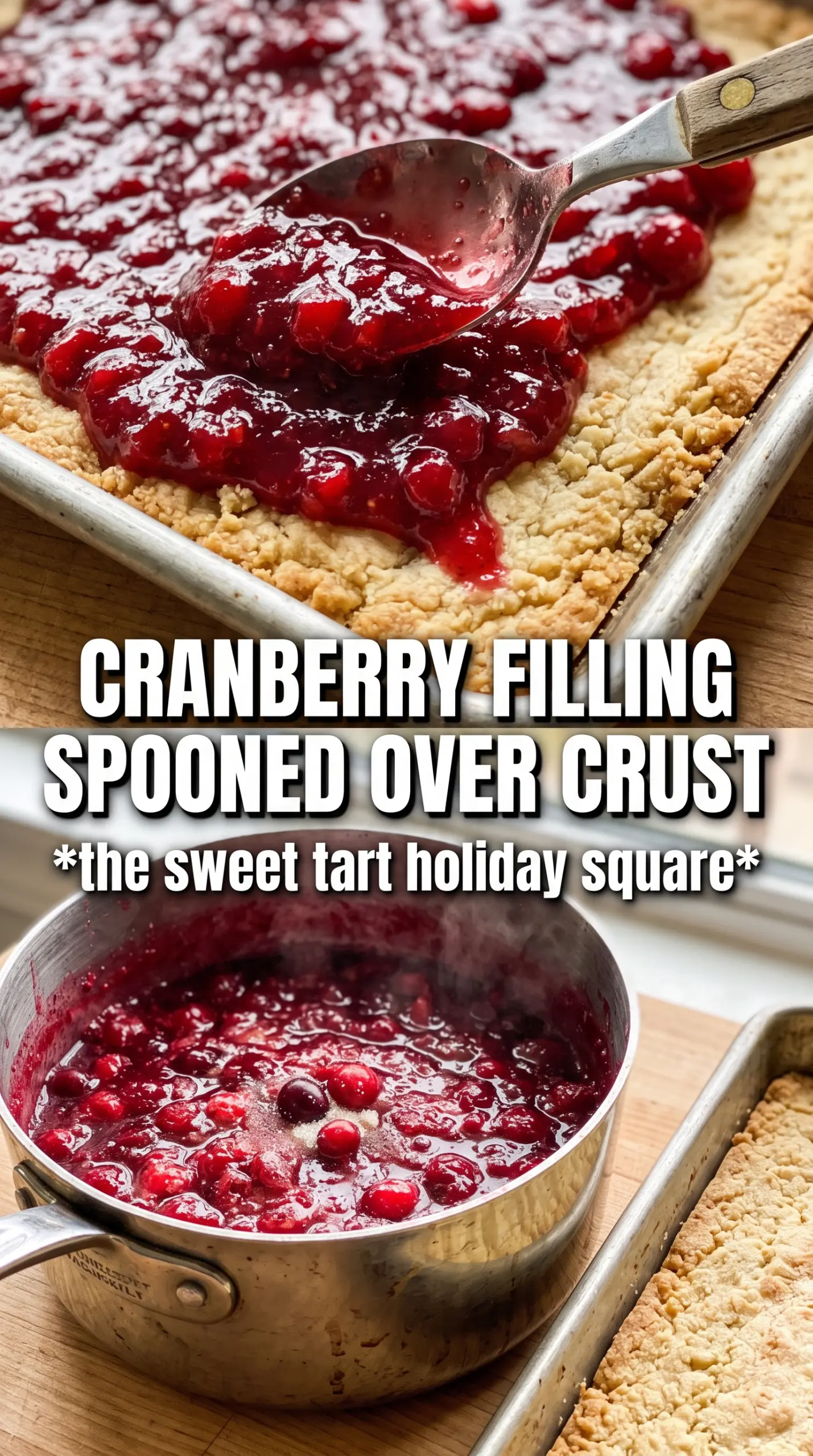 Cranberry Crumble Bars tart oat crumble