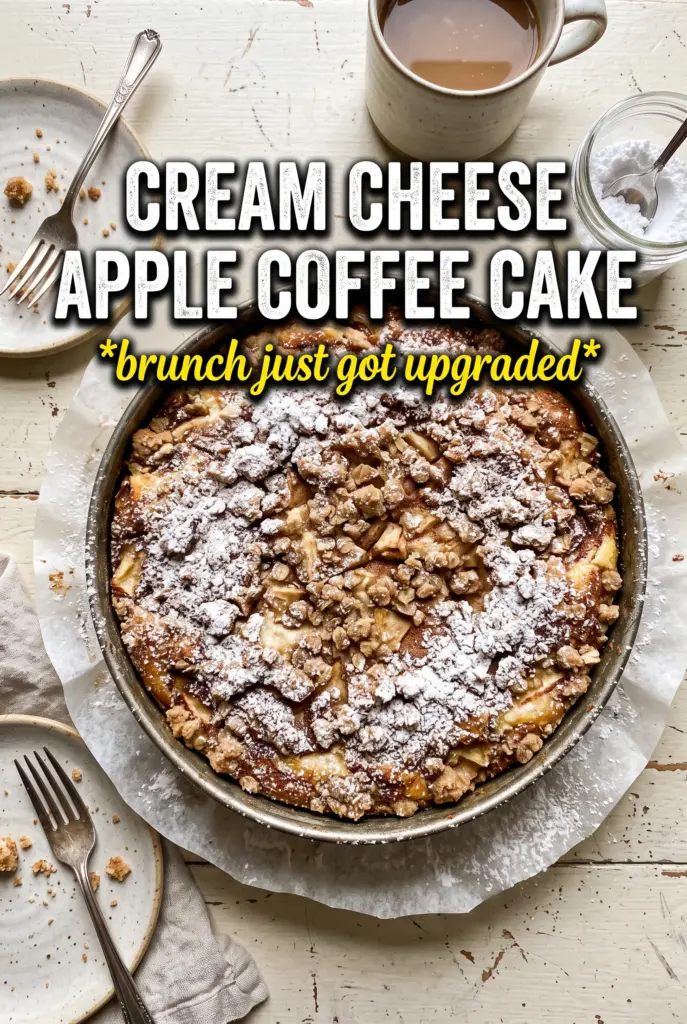 Cream Cheese Apple Coffee Cake