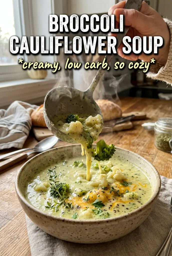 Broccoli Cauliflower Soup
