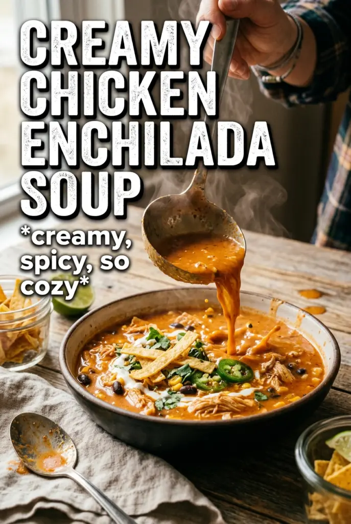 Creamy Chicken Enchilada Soup