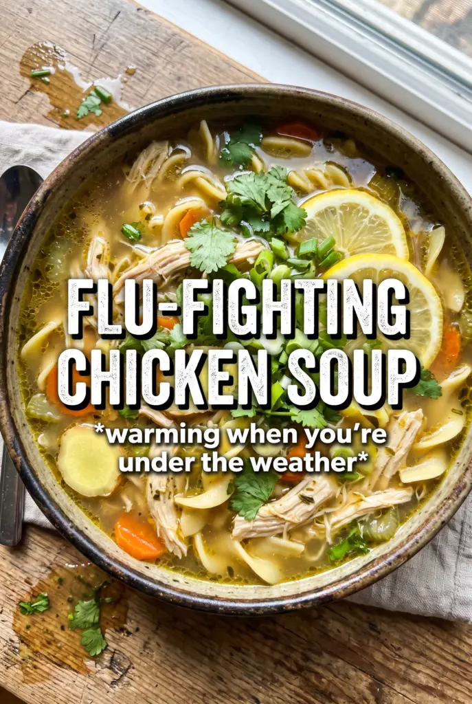 Flu-Fighting Chicken Noodle Soup
