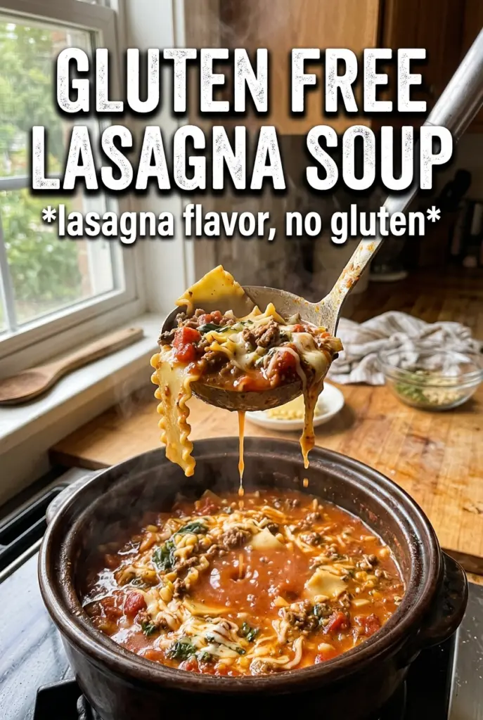 Gluten Free Lasagna Soup