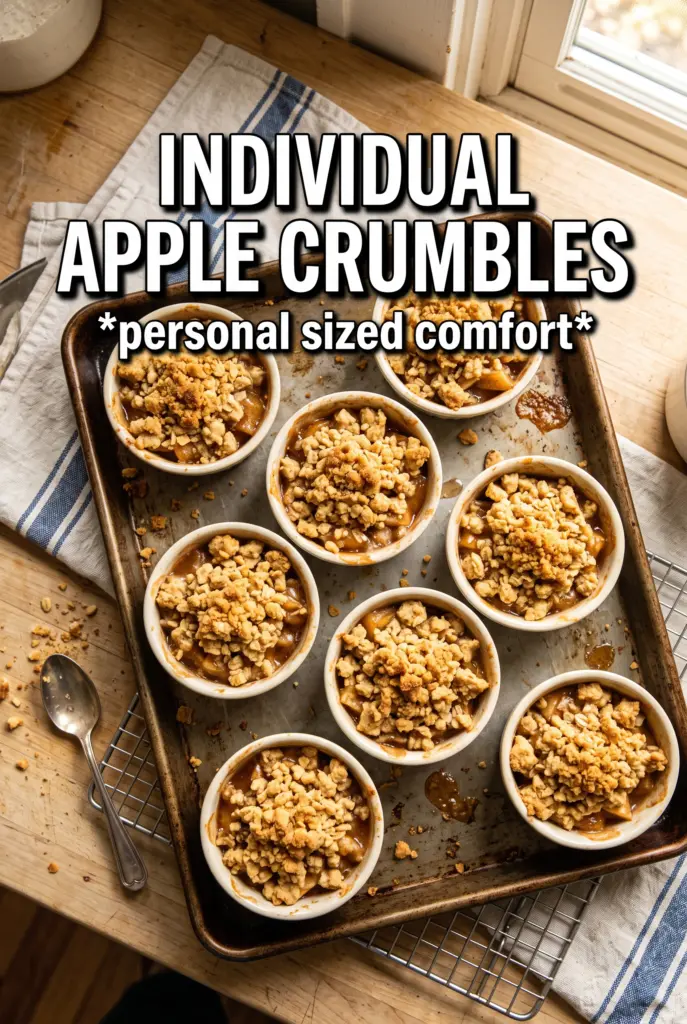 Individual Apple Crumbles