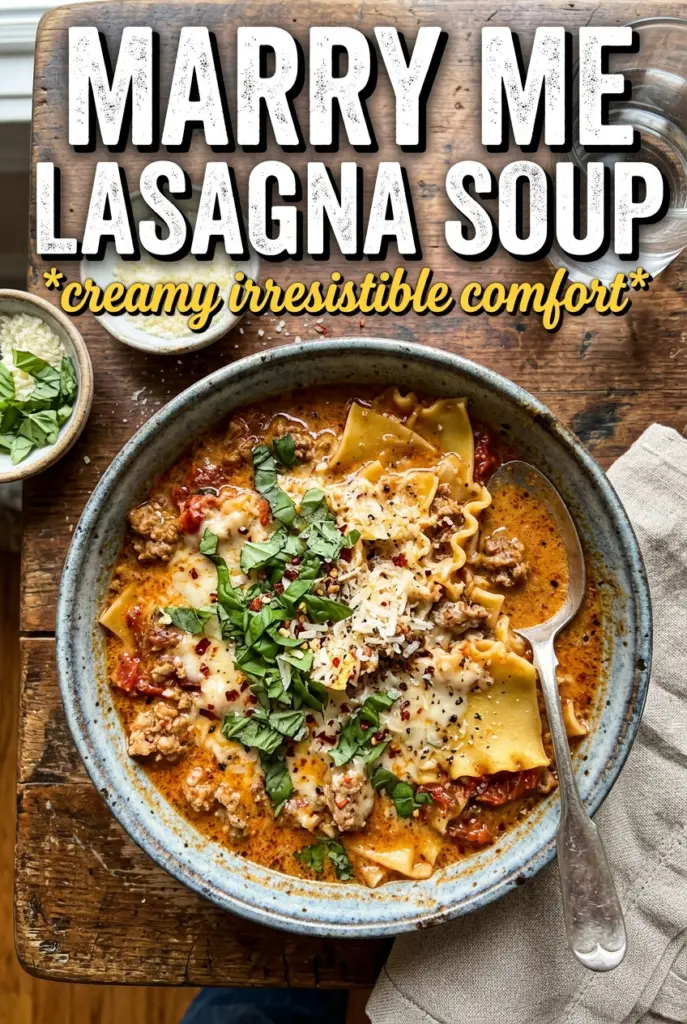 Marry Me Lasagna Soup