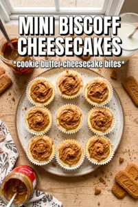 Mini Biscoff Cheesecakes