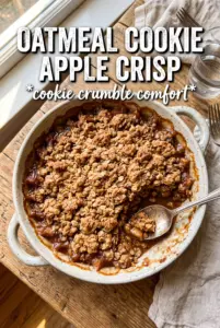 Oatmeal Cookie Apple Crisp