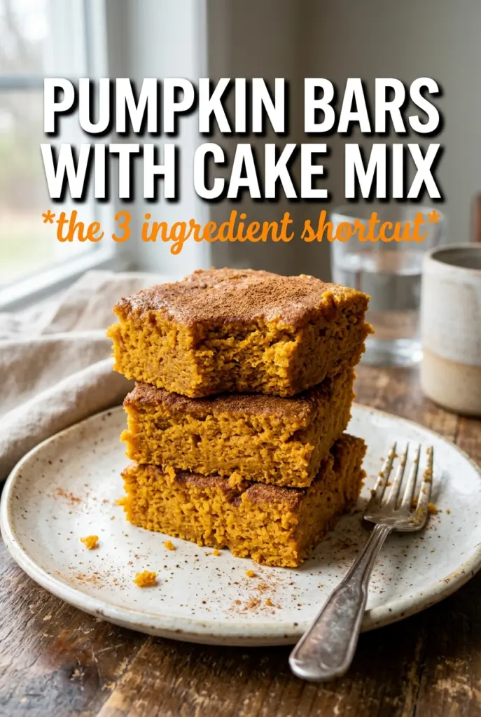 Pumpkin Bars With Cake Mix